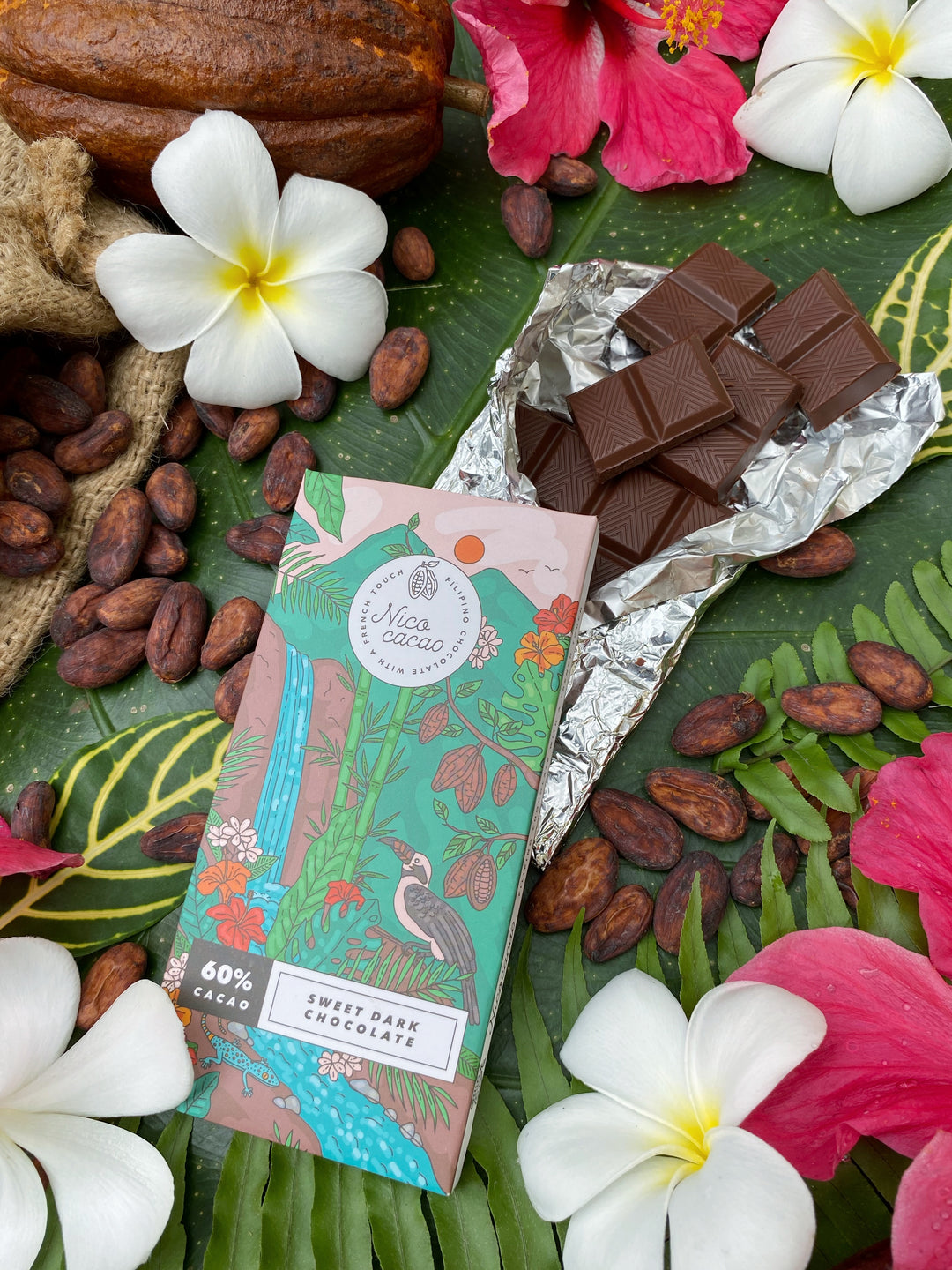 Nico Cacao 60% Sweet Dark Chocolate