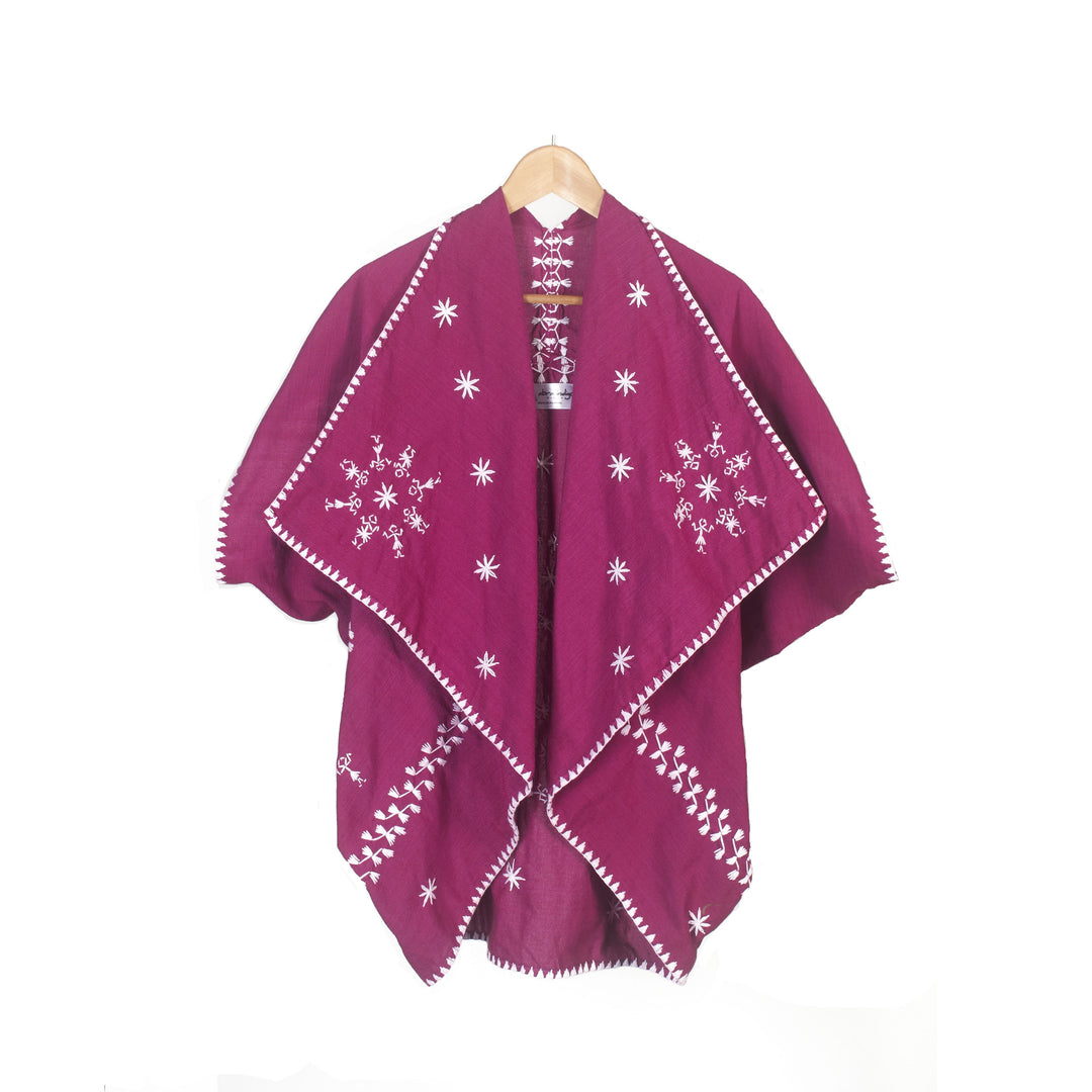 Abra Indigo Manila Abra Poncho Top