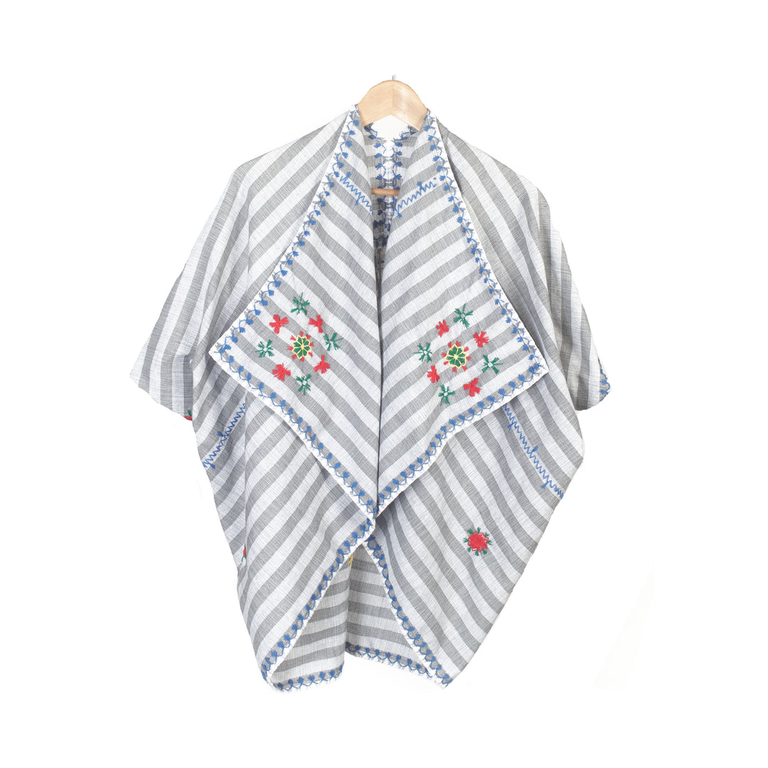 Abra Indigo Manila Abra Poncho Top