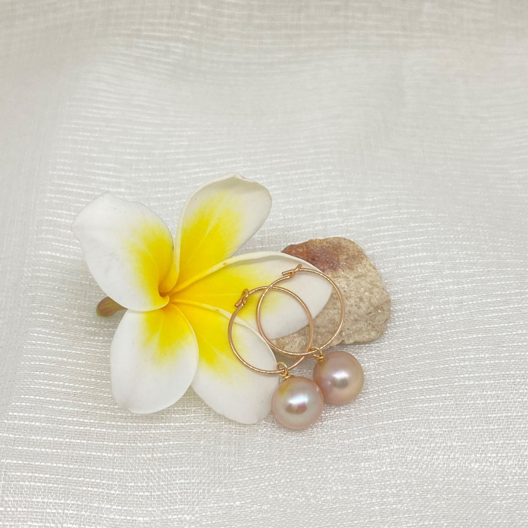 Plumeria Accessories Sakura Hoop Earring