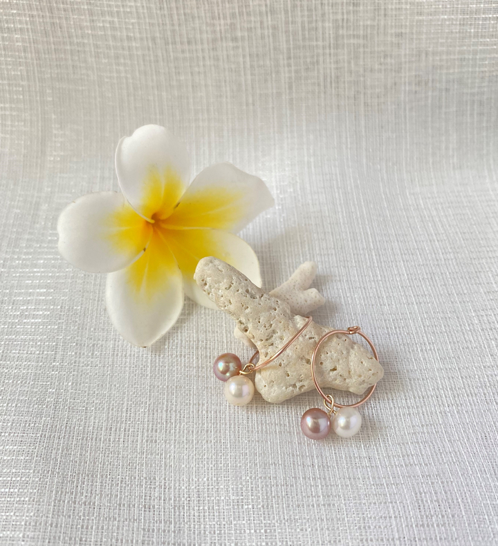 Plumeria Accessories Sakurambo Hoop Cherry Earring