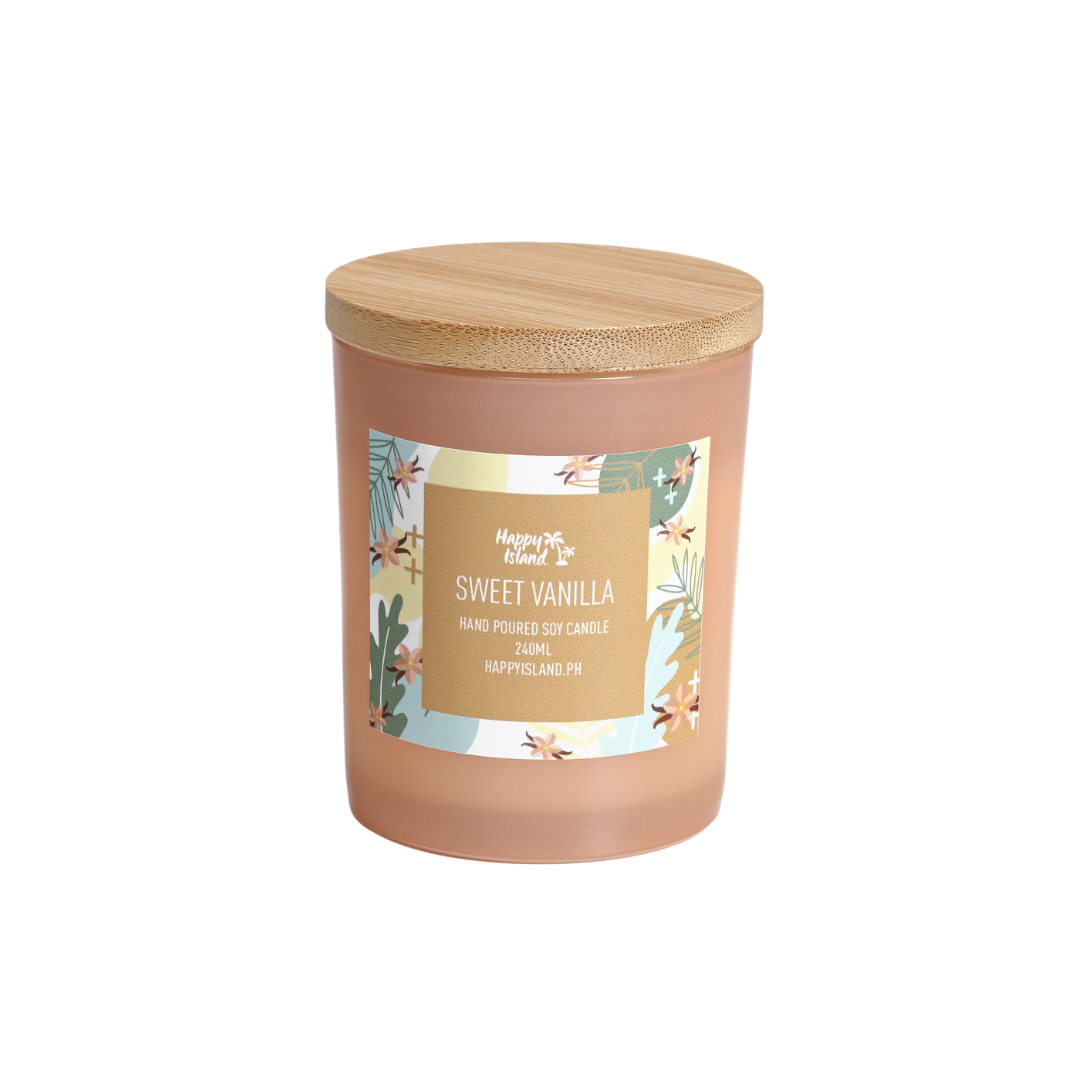 Happy Island	Play Collection Scented Hand-Poured Soy Candle - 500mL / 17oz Glass Jar