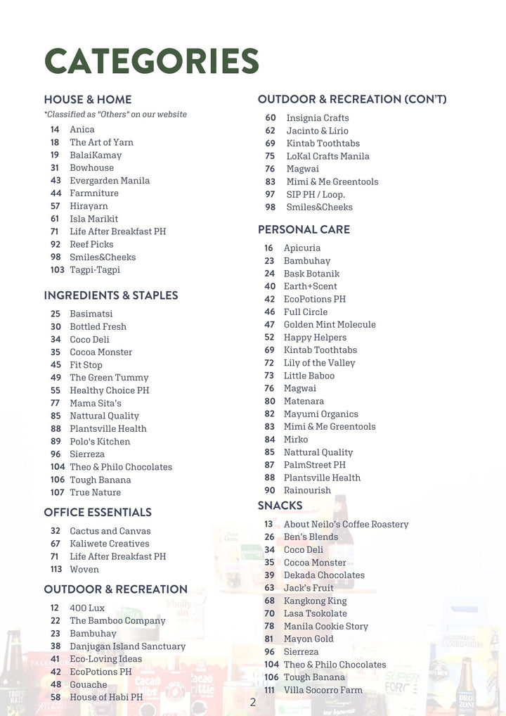 Roots Collective Product Catalogue • 2024 Issue 1