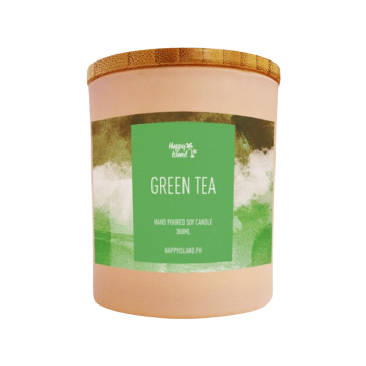 Happy Island	Flora Collection Scented Hand-Poured Soy Candle - 500mL / 17oz Glass Jar
