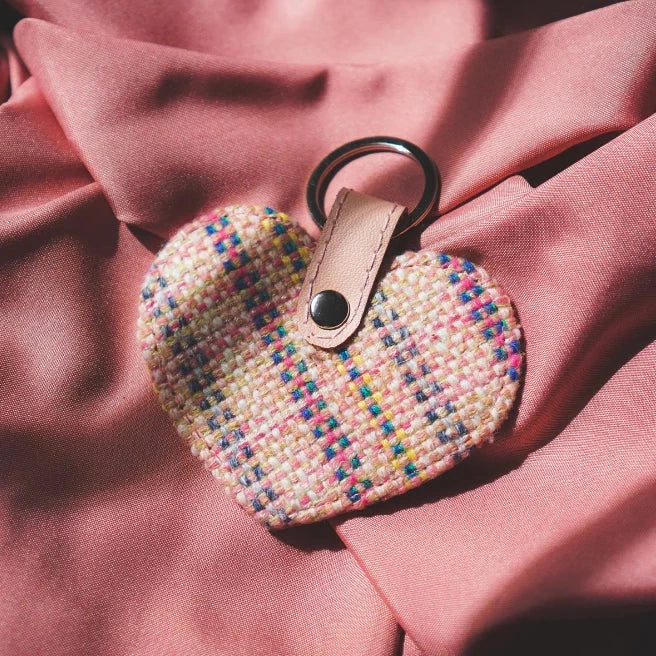 Woven Heart Keychain - First Love