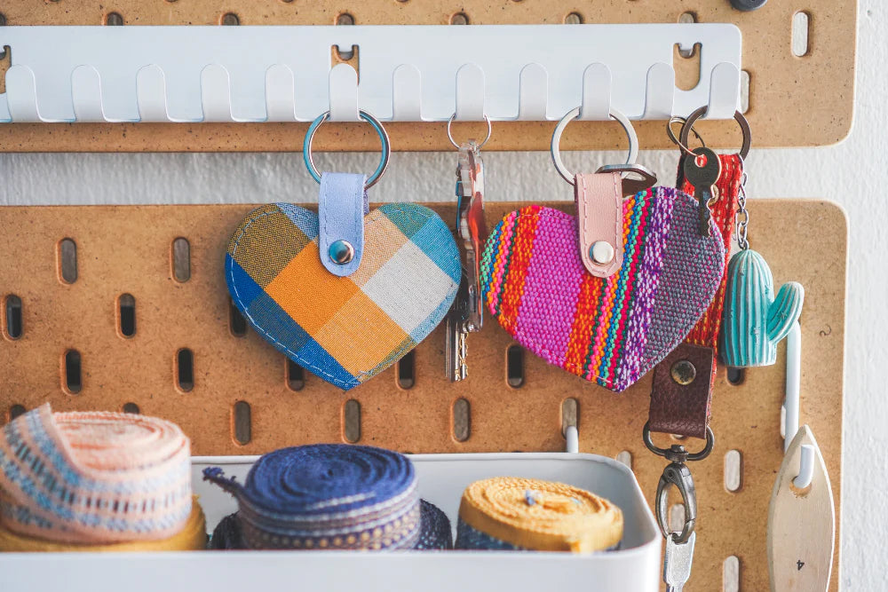 Woven Heart Keychain - First Love