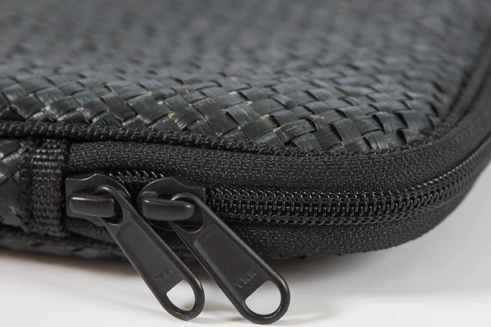 Woven Abre Tikog Grass All-Black Laptop Sleeve