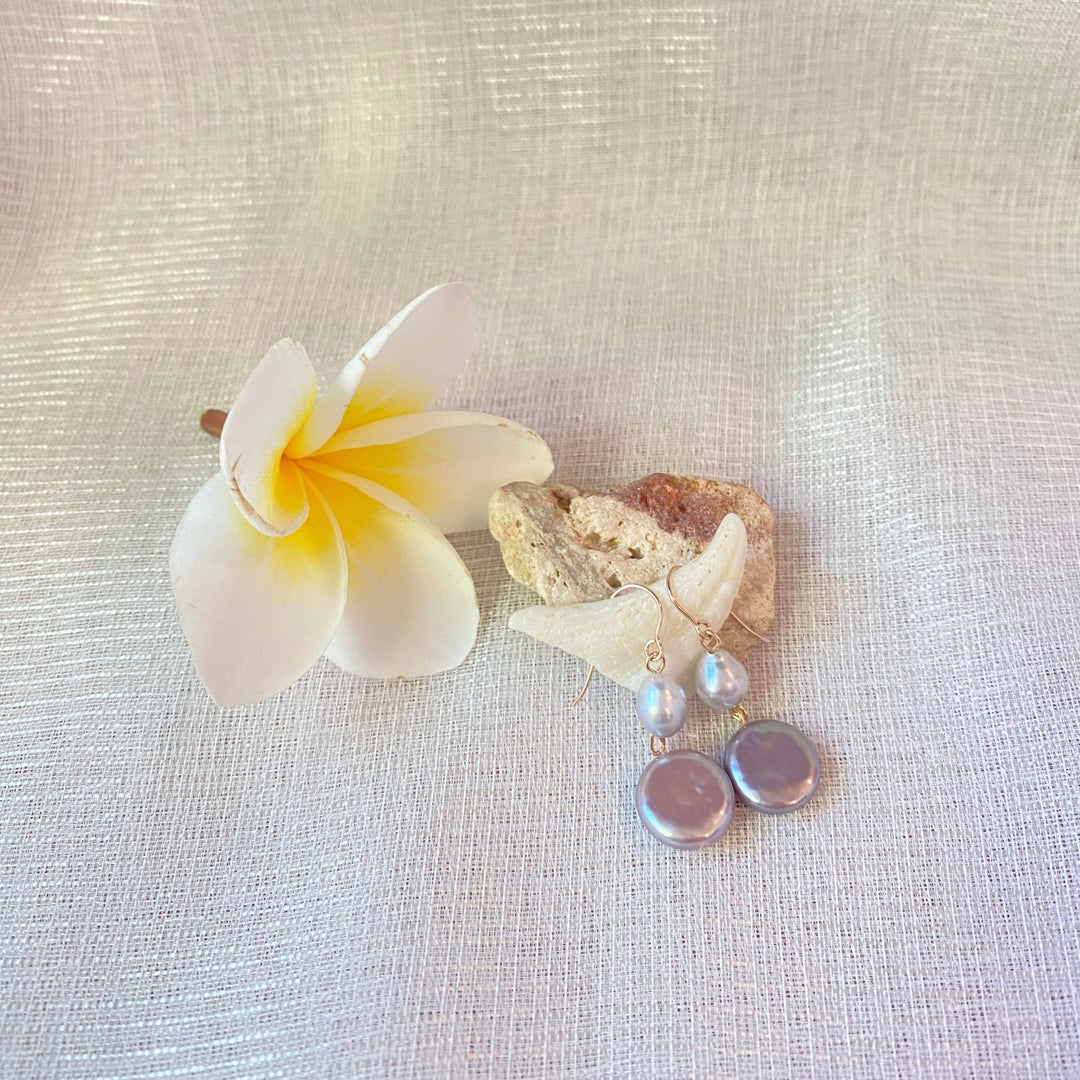 Plumeria Accessories Yui Dangling Coin Earring