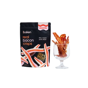 Baken Real Bacon Crisps Original 100g