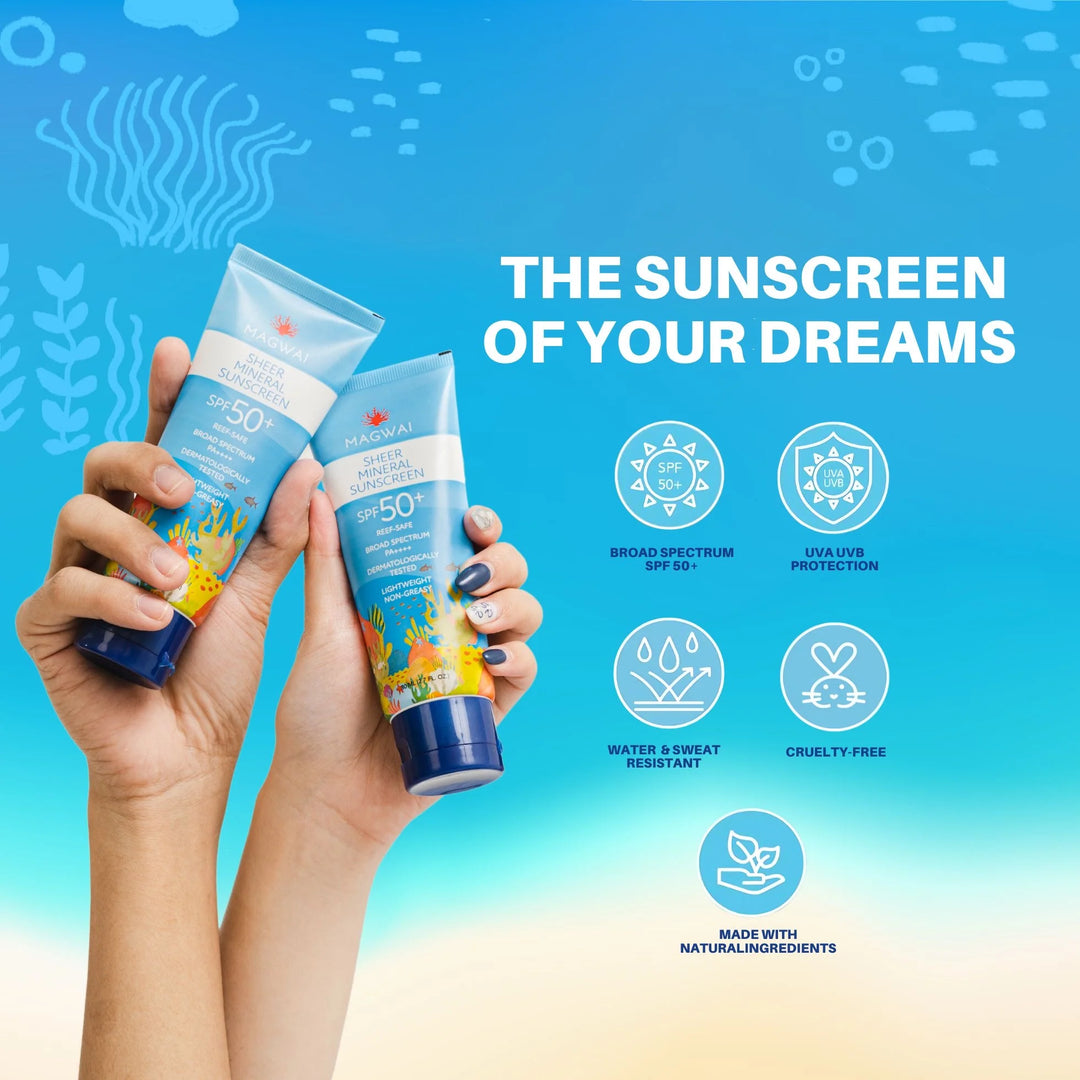 Magwai Sheer Mineral Sunscreen SPF 50+
