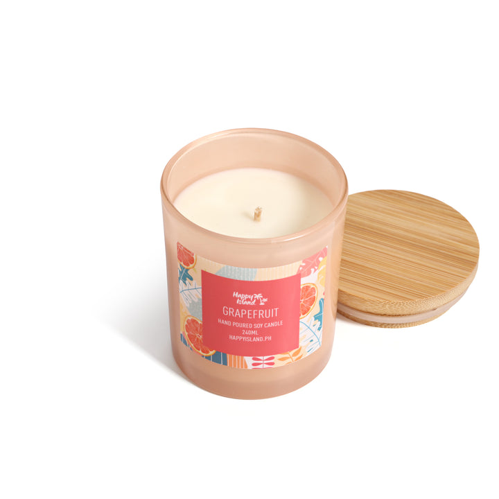Happy Island	Play Collection Scented Hand-Poured Soy Candle - 500mL / 17oz Glass Jar