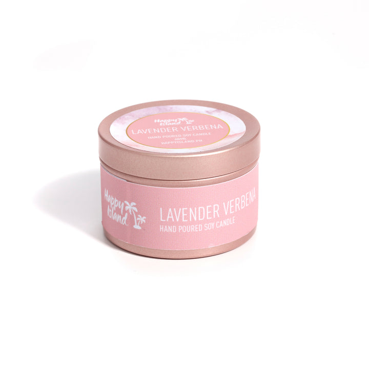 Happy Island	Flora Collection Scented Hand-Poured Soy Candle - 500mL / 17oz Glass Jar