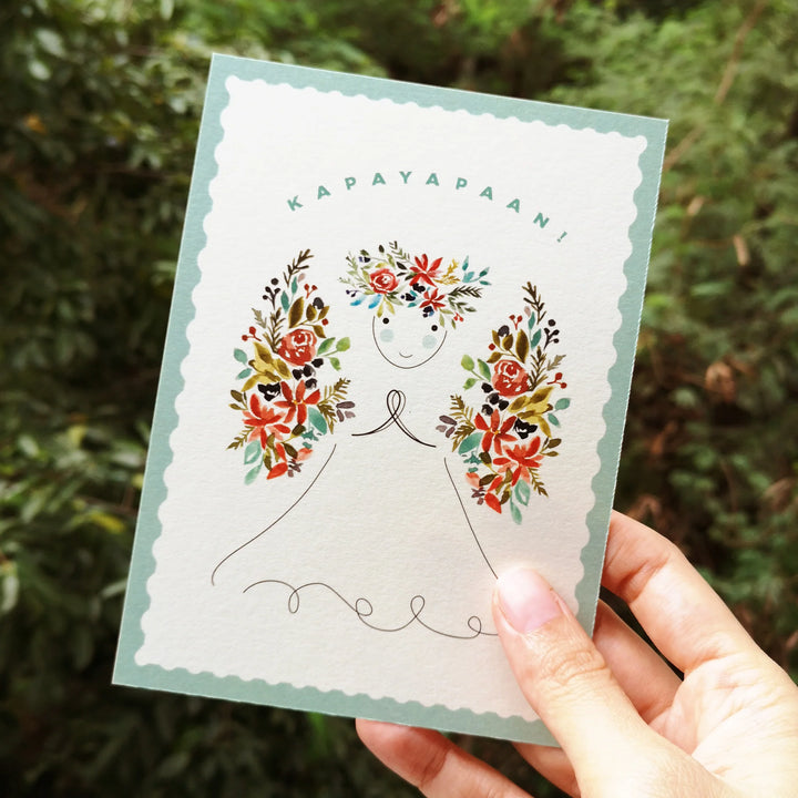 Kaliwete Creatives Kapayapaan Angel Postcard