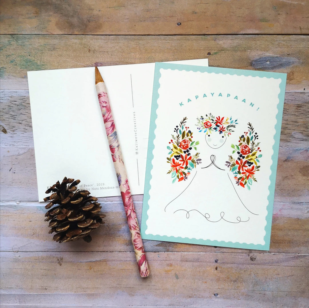 Kaliwete Creatives Kapayapaan Angel Postcard