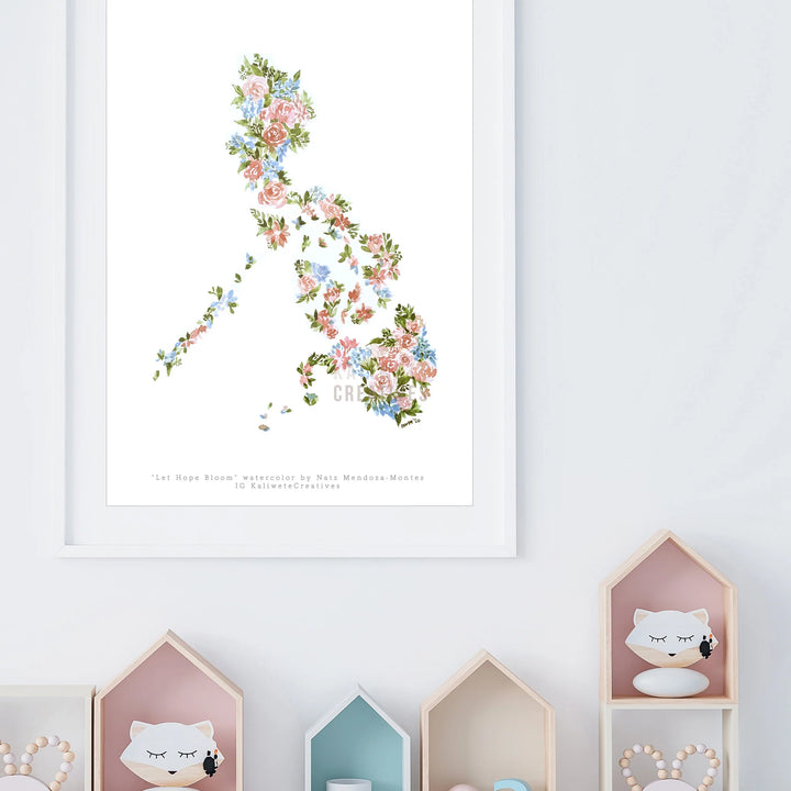 Kaliwete Creatives Map Art Print