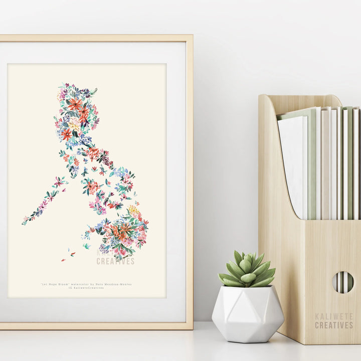 Kaliwete Creatives Map Art Print