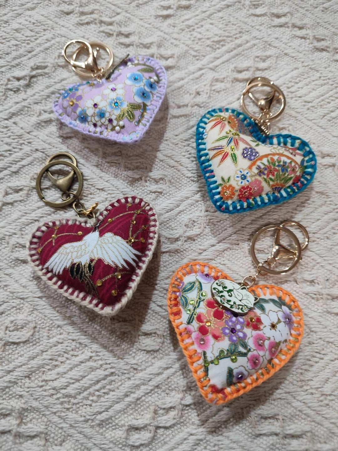 Gypsy Heart Happy Heart Bag Charm