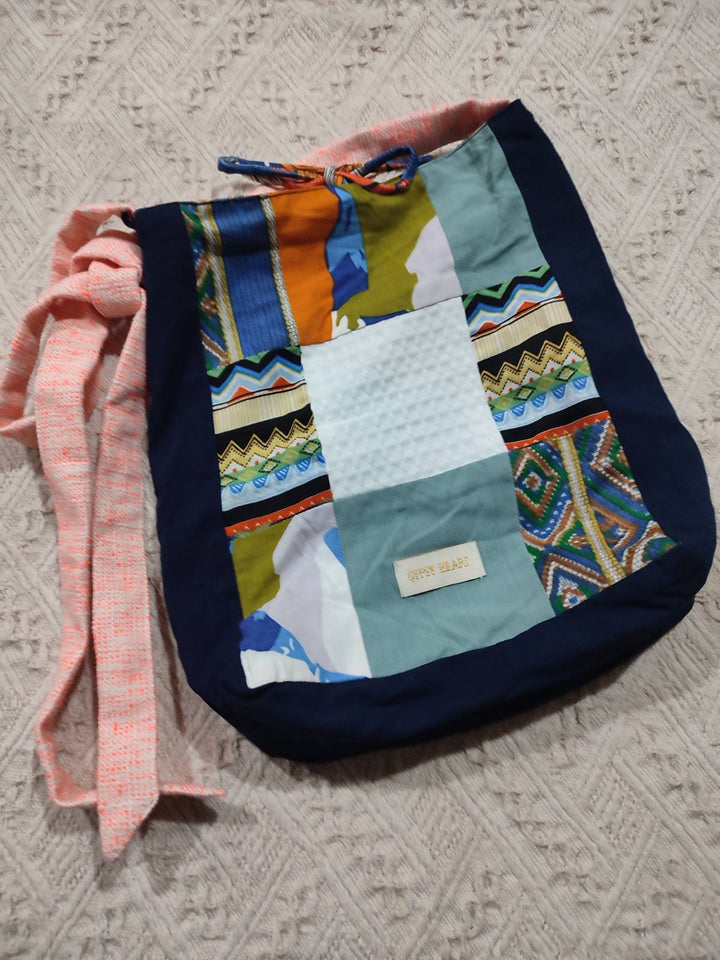 Gypsy Heart Wish Reversible Patchwork Bag