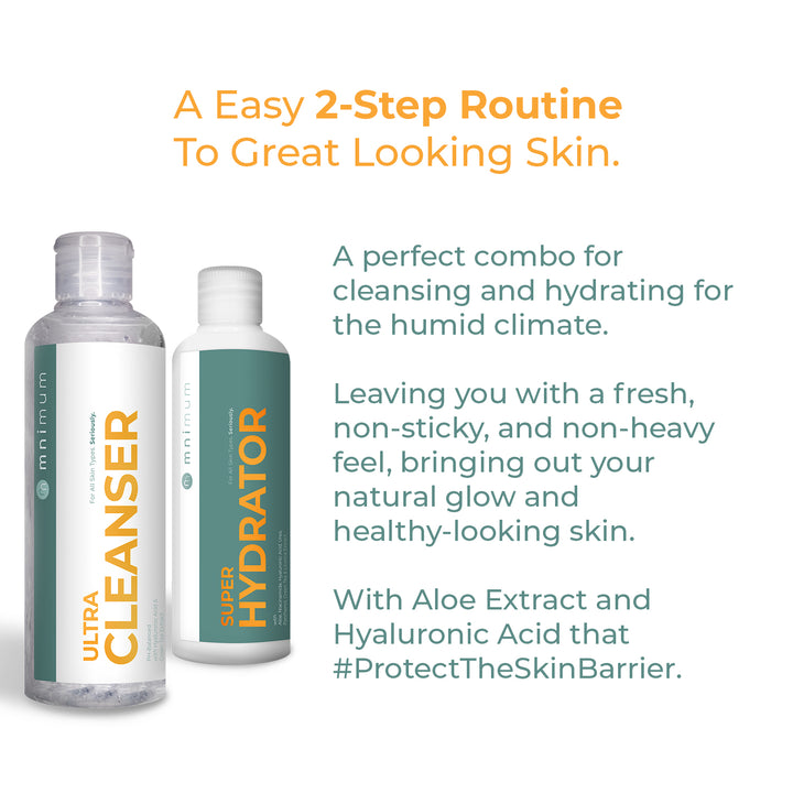 Mnimum Ultimate Barrier Pack (Ultra Cleanser and Super Hydrator)