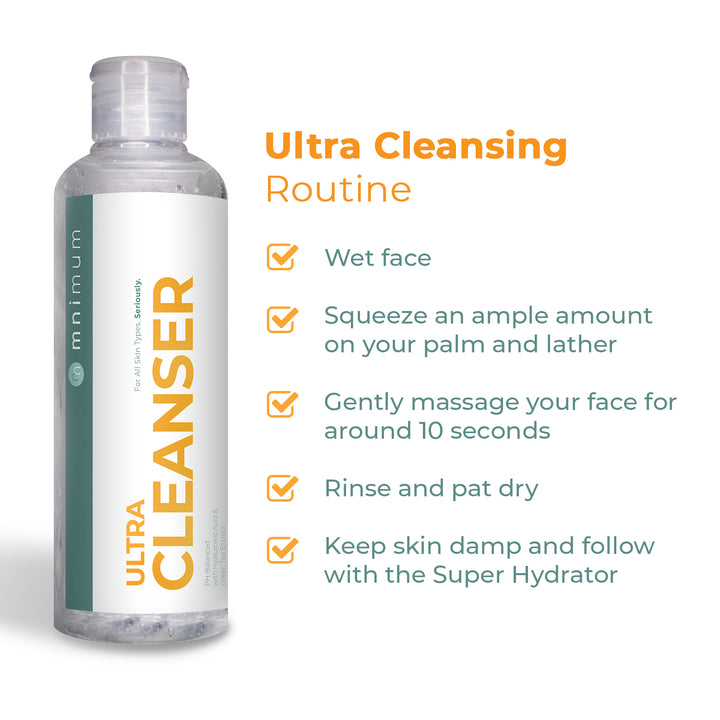 Mnimum Low pH Ultra Facial Cleanser