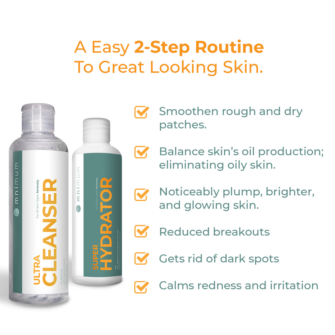 Mnimum Ultimate Barrier Pack (Ultra Cleanser and Super Hydrator)