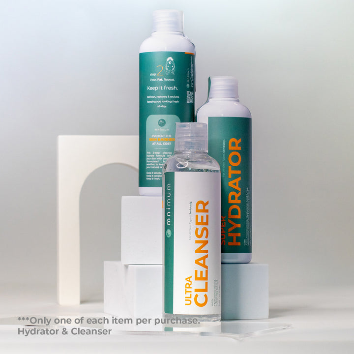 Mnimum Ultimate Barrier Pack (Ultra Cleanser and Super Hydrator)