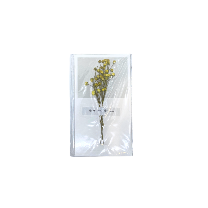 Evergarden Manila Greeting Card with Dried Flowers