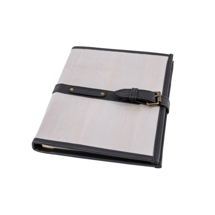Jacinto and Lirio Pacem II Vegan Leather Buckled Notebook Sleeve