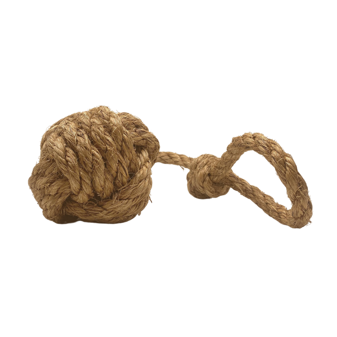 Alpas Abaca Ball n’ Rope Toy