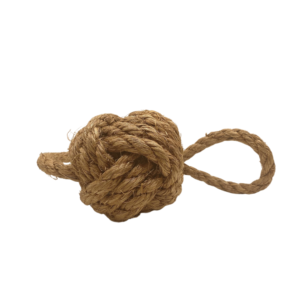 Alpas Abaca Ball n’ Rope Toy