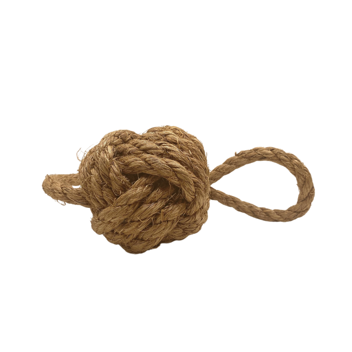 Alpas Abaca Ball n’ Rope Toy