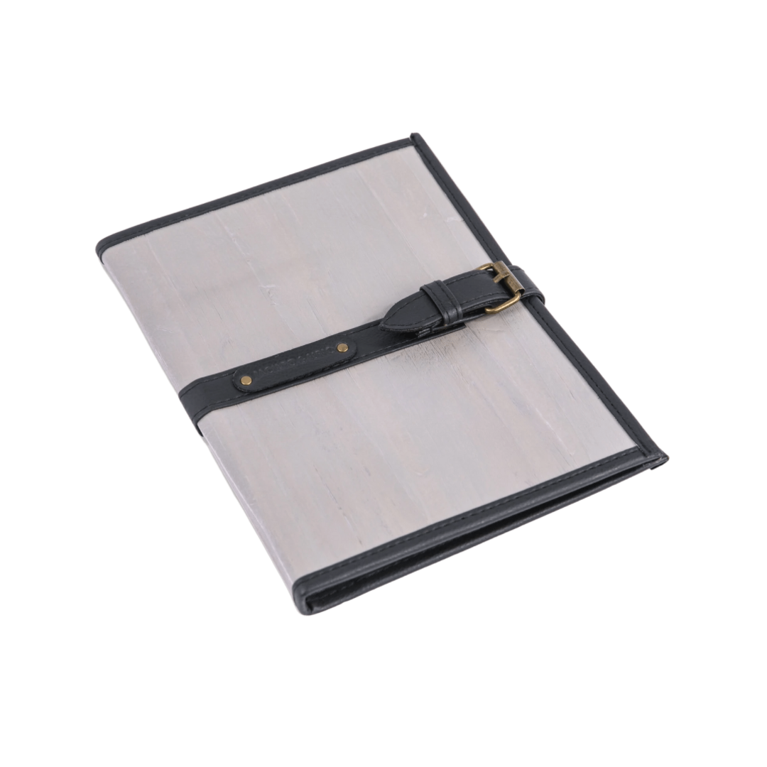 Jacinto and Lirio Pacem II Vegan Leather Buckled Notebook Sleeve