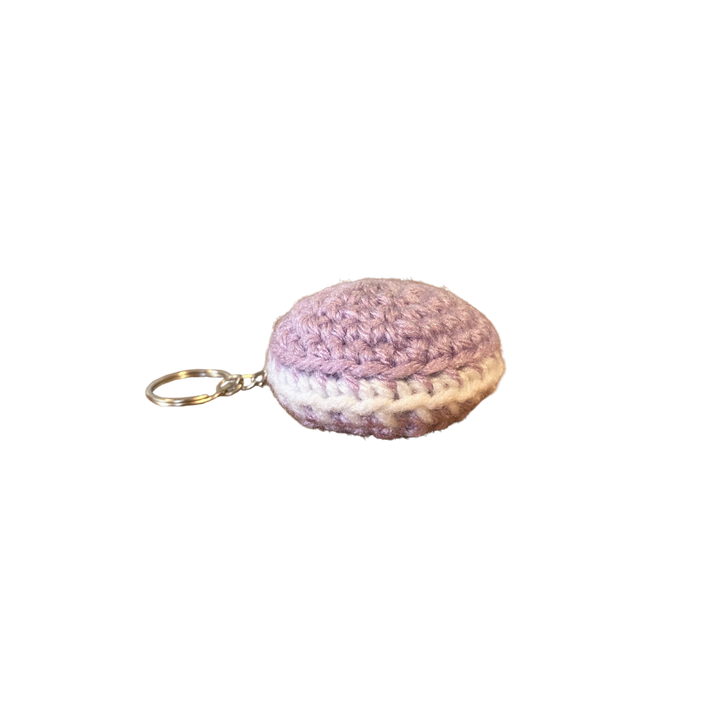 400 Lux Hand-Crocheted Macaron Keychain