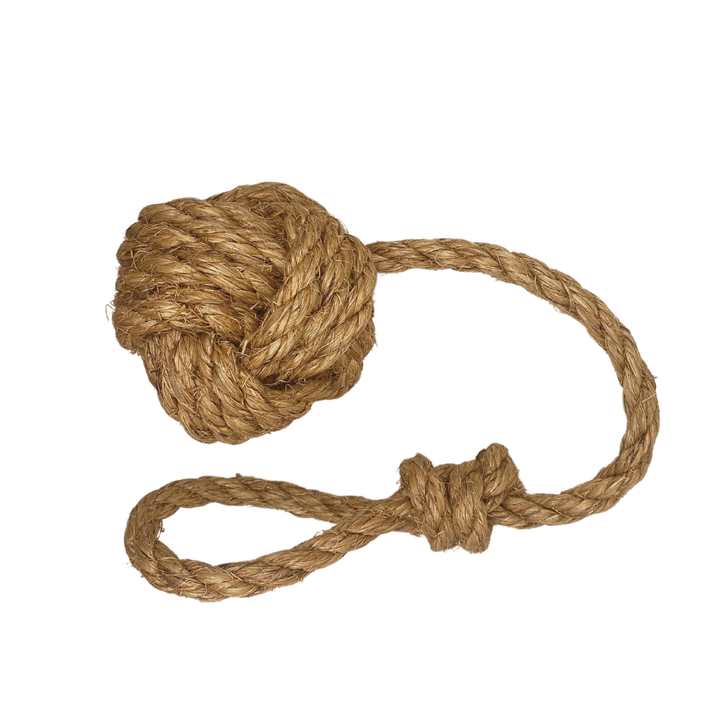 Alpas Abaca Ball n’ Rope Toy
