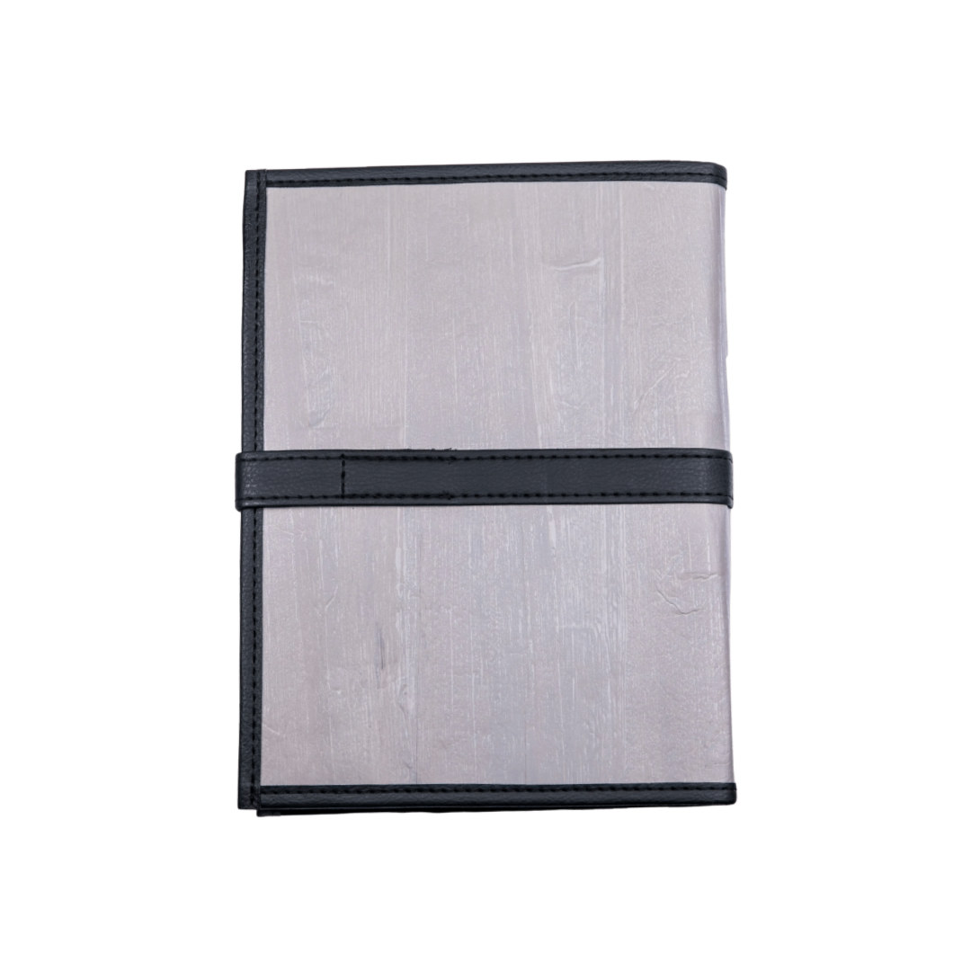 Jacinto and Lirio Pacem II Vegan Leather Buckled Notebook Sleeve