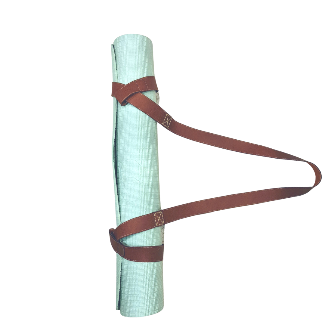 LoKal Crafts Manila Hera Leather Yoga Mat Strap