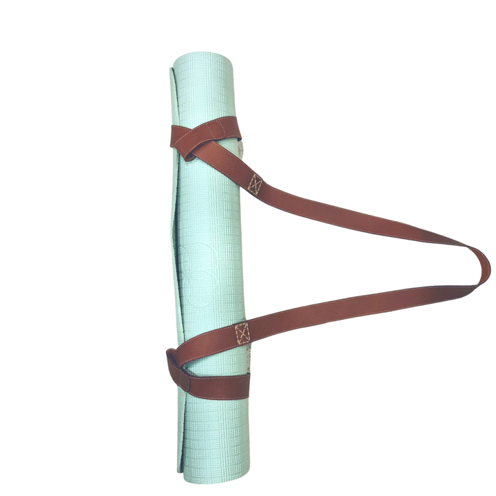 LoKal Crafts Manila Hera Leather Yoga Mat Strap