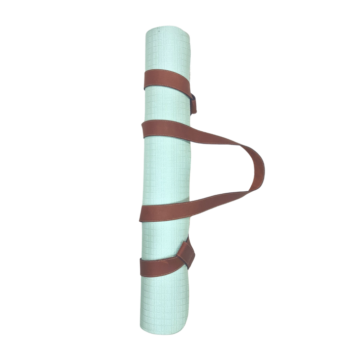 LoKal Crafts Manila Hera Leather Yoga Mat Strap