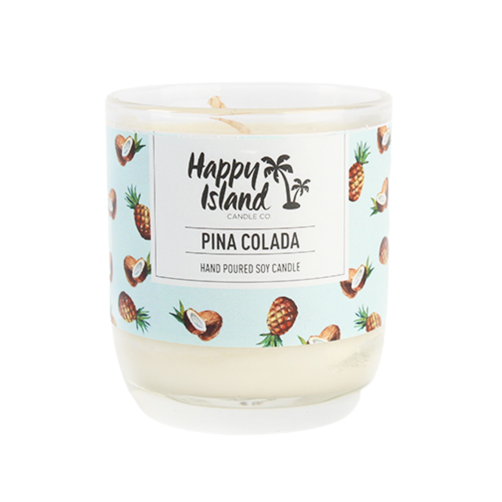 Scented Hand-Poured Soy Candle - Piña Colada - Roots Collective PH