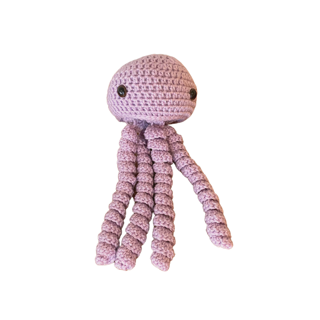 400 Lux Hand-Crocheted Jellyfish