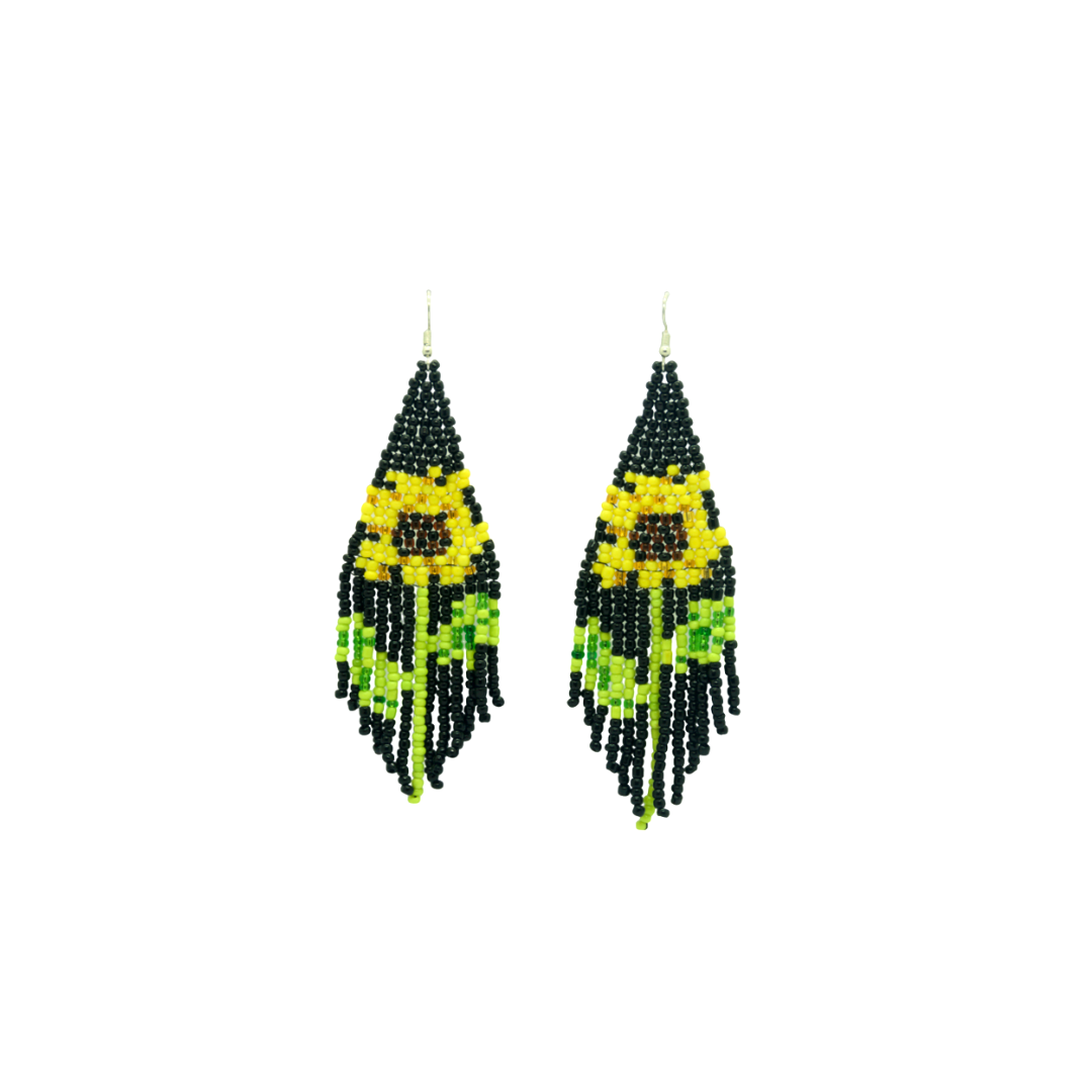 ReCe Apparel Mirasol Handmade Beaded Earrings