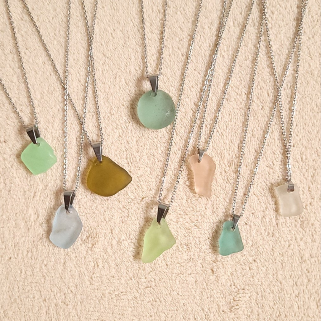 Mula Isla Sea Glass Necklace