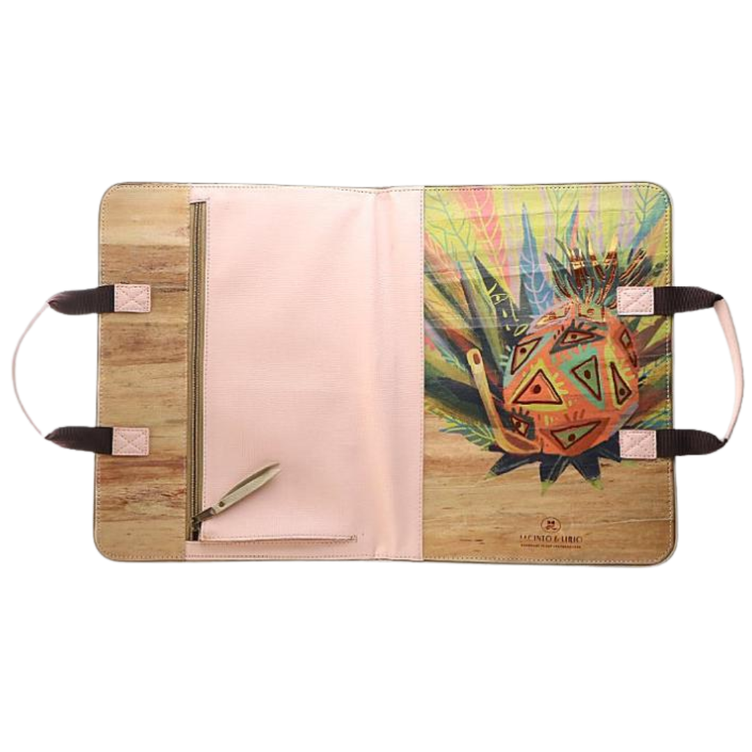 Jacinto and Lirio Alamat Vision Board Monthly Vegan Leather Desk Planner
