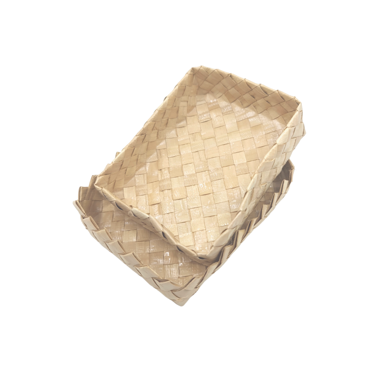 Mula Isla Large Plain Handwoven Tampipi Buri Box