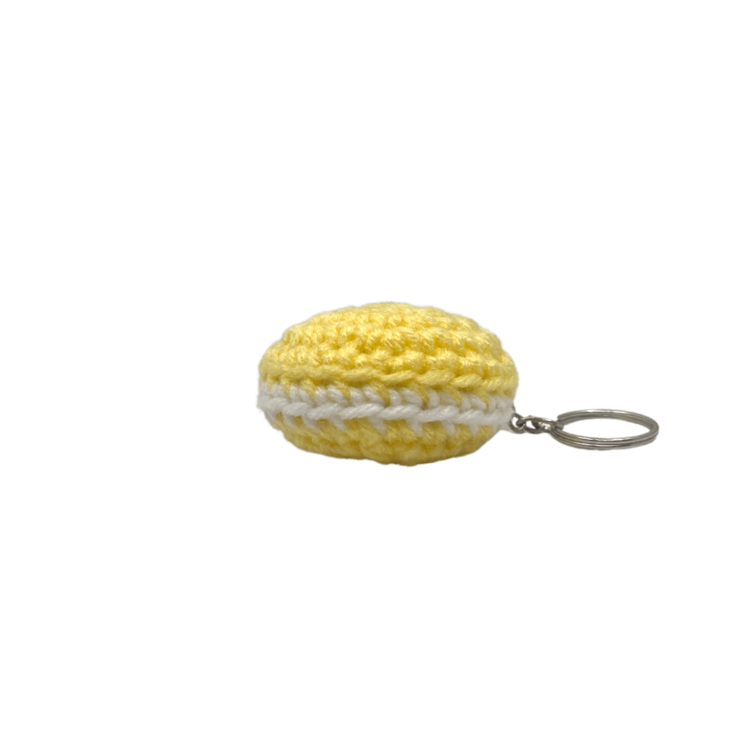 400 Lux Hand-Crocheted Macaron Keychain