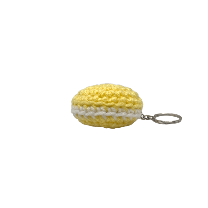 400 Lux Hand-Crocheted Macaron Keychain