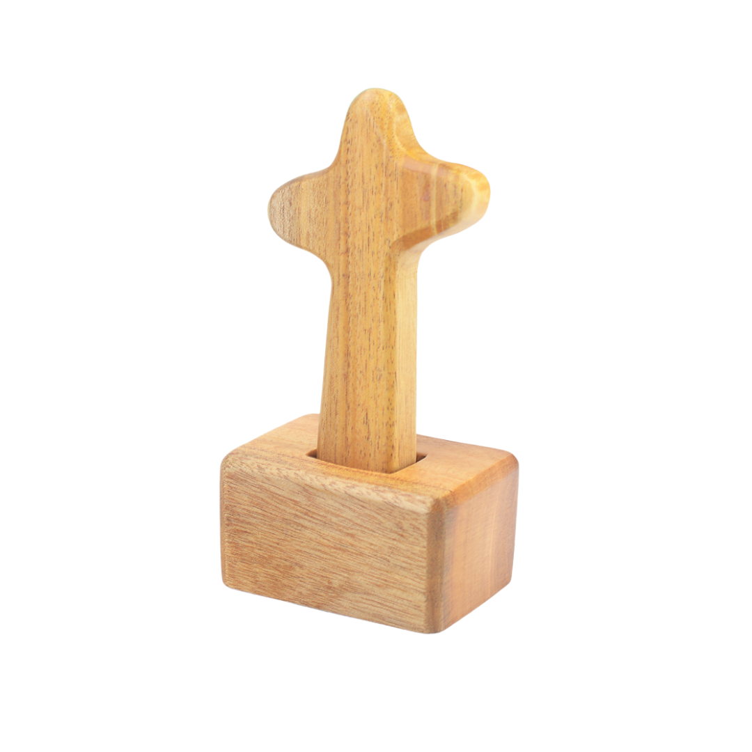 BalaiKamay Wooden Holding Cross