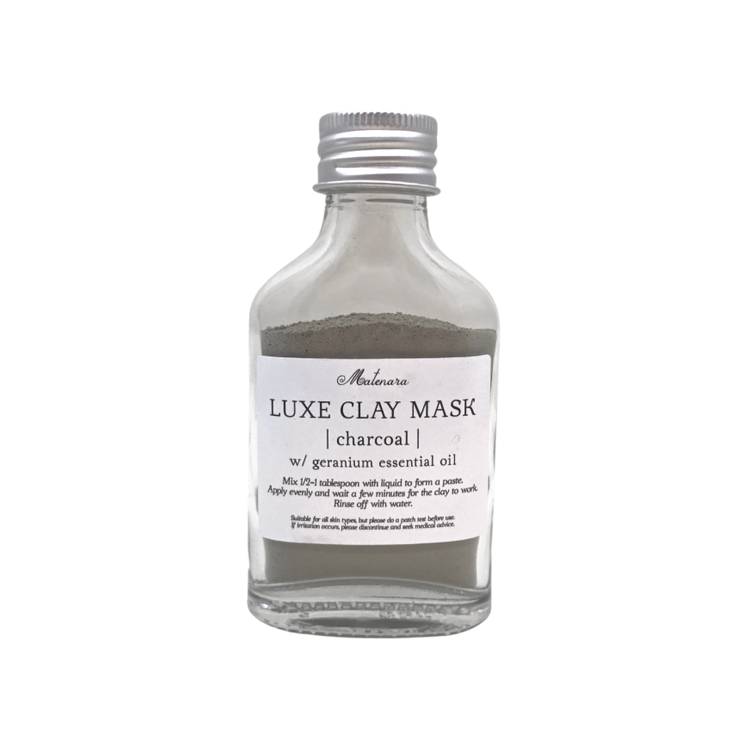 Matenara Charcoal Geranium Luxe Clay Mask