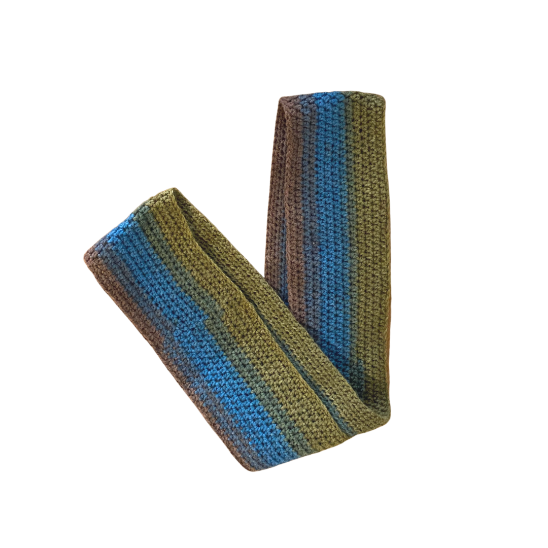 400 Lux Hand-Crocheted Circle Scarf