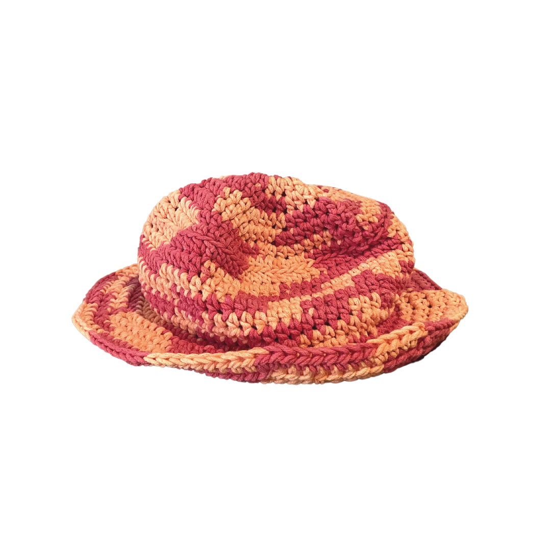 Hand - Crocheted Bucket Hat 6M-2Y